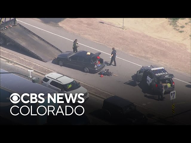 ⁣2 in custody after police pursuit through multiple Colorado counties following robbery at Walmart
