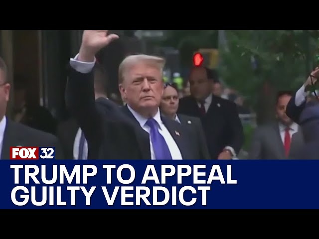 ⁣Trump plans appeal after guilty verdict in hush money trial