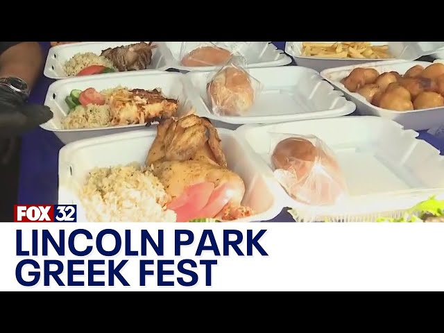 ⁣Greek Fest in Lincoln Park underway