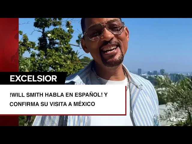 ⁣Will Smith habló en español para confirmar visita a Naucalpan; aquí cuando y dónde