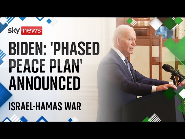 ⁣'It's time for this war to end', says Joe Biden in a surprise announcement | Israel -
