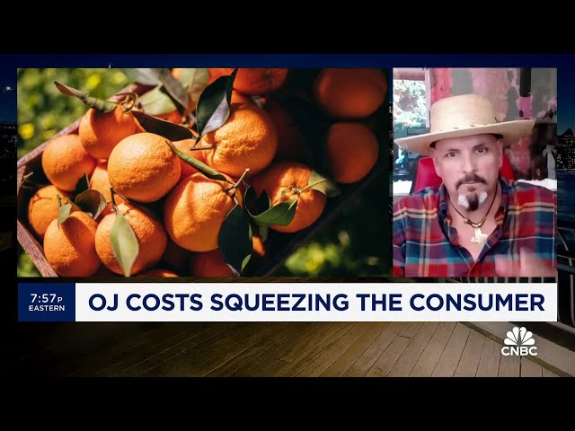 ⁣California orange farmer talks increasing cost of orange juice