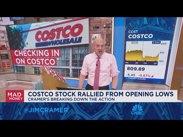 ⁣Jim Cramer takes a closer look at Costco after earnings