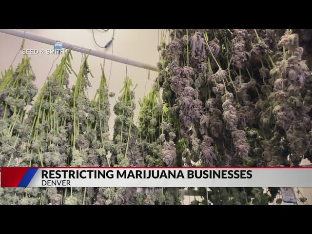 ⁣Denver restricts marijuana cultivation, store locations