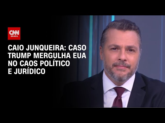 ⁣Caio Junqueira: Caso Trump mergulha EUA no caos político e jurídico | WW