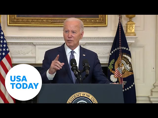 ⁣Biden lays out roadmap to potential cease-fire in Israel-Hamas conflict | USA TODAY