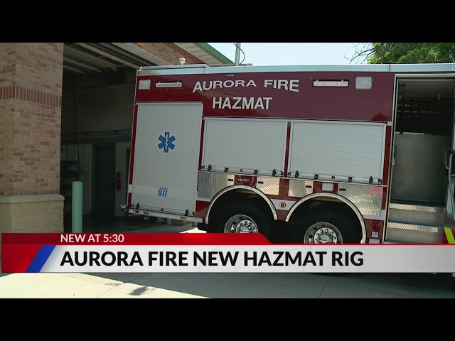 ⁣Aurora Fire Rescue gets new hazmat rig