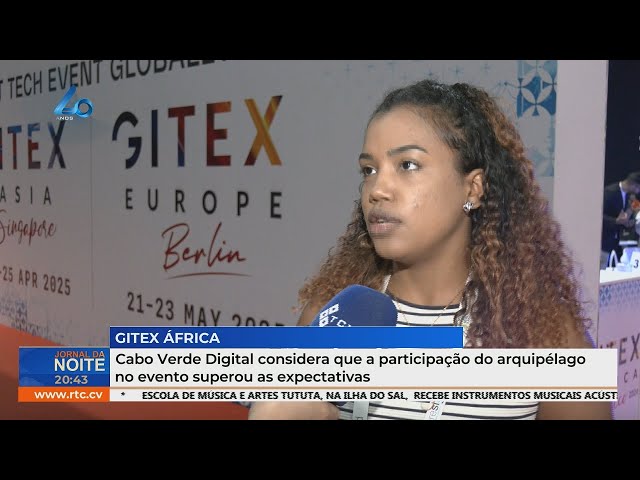 ⁣CV Digital considera que a participação do arquipélago no Gitex África superou as expectativas