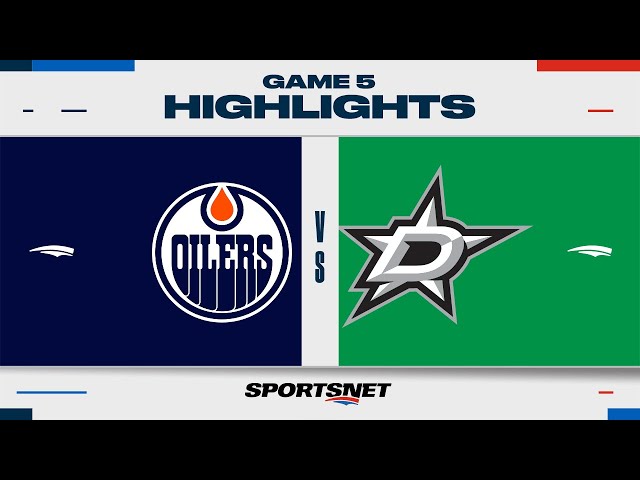 ⁣NHL Game 5 Highlights | Oilers vs. Stars - May 31, 2024