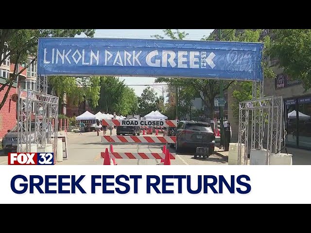 ⁣Annual Lincoln Park Greek Fest draws large crowd for 47th year