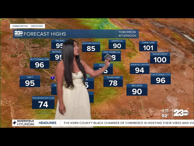 ⁣23ABC EVENING WEATHER UPDATE MAY 31 2024