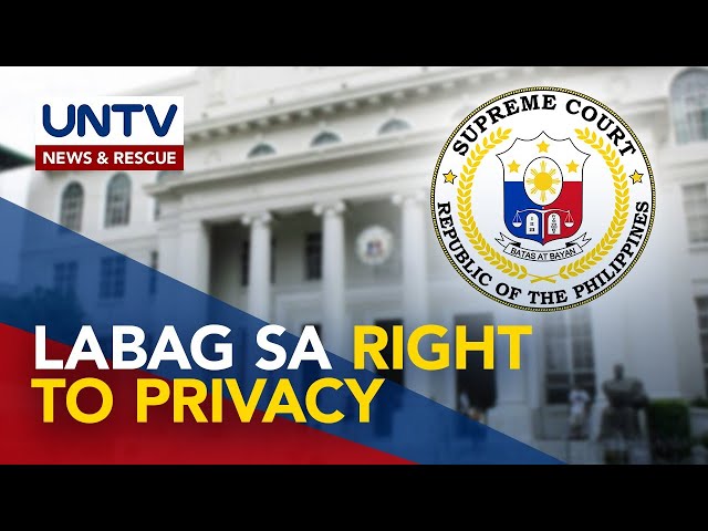 ⁣Pag-oobliga sa mga professional na mag-submit ng appointment books, labag sa right to privacy — SC