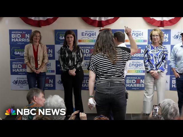 Arizona Democrats field office opening interrupted by Pro-Palestinian protesters