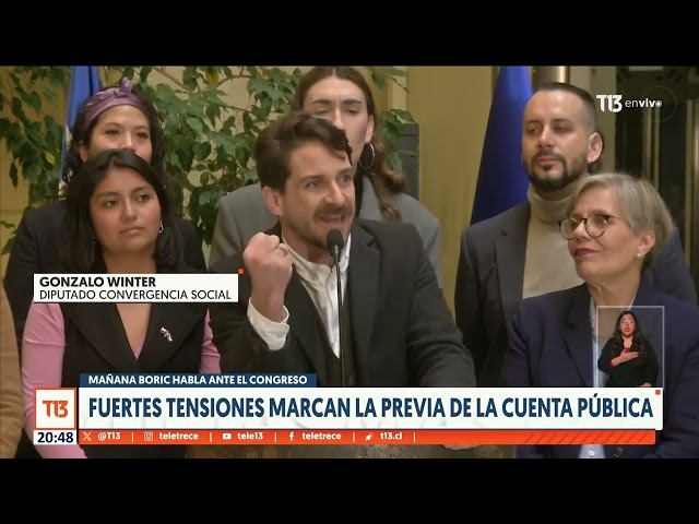 ⁣Previa de la Cuenta Pública: tensiones marcan anuncios del Pdte. Boric