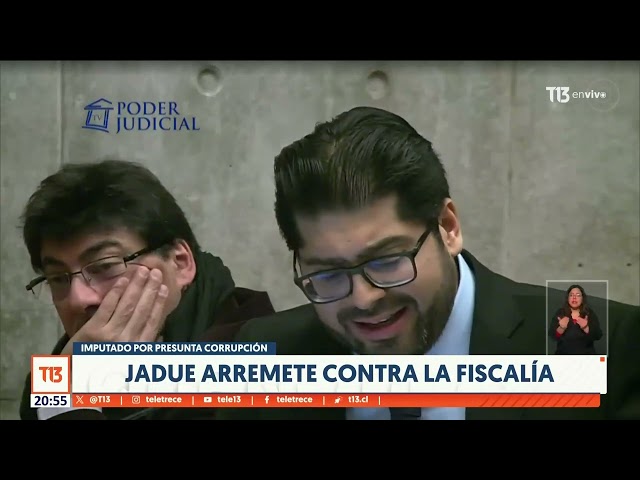 ⁣Arremete contra la Fiscalía: así fue la tercera jornada de formalización al alcalde Jadue