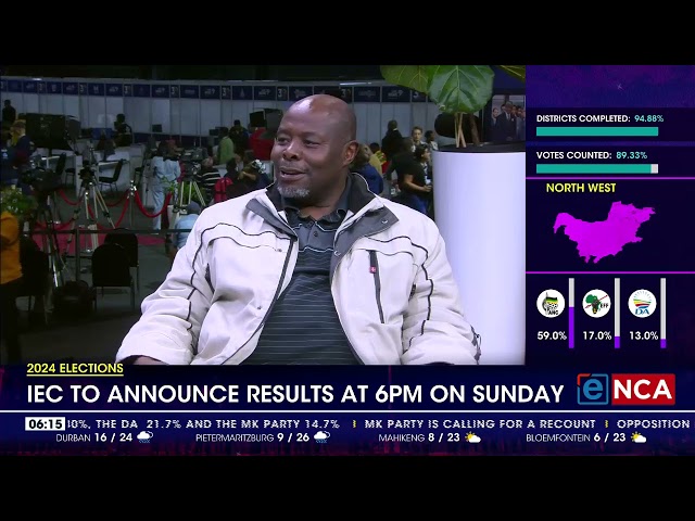 IEC to announce results at 6pm on Sunday