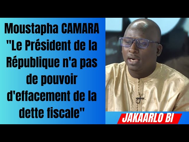 Moustapha CAMARA "Le Président de la République n'a pas de pouvoir d'effacement de la