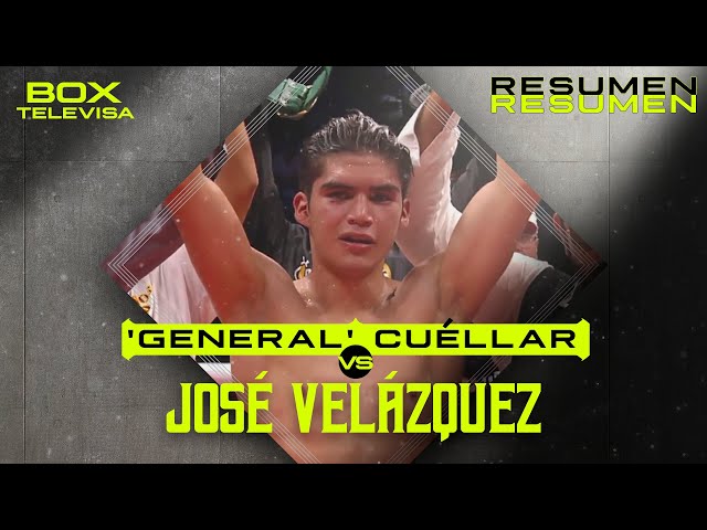 ⁣RESUMEN | David ‘General’ Cuéllar vs José ‘Pancora’ Velázquez | Box Televisa | TUDN