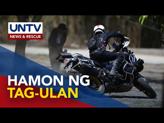 ⁣Pagpasok ng tag-ulan, dagdag hamon sa mga rider sa Manibela Challenge