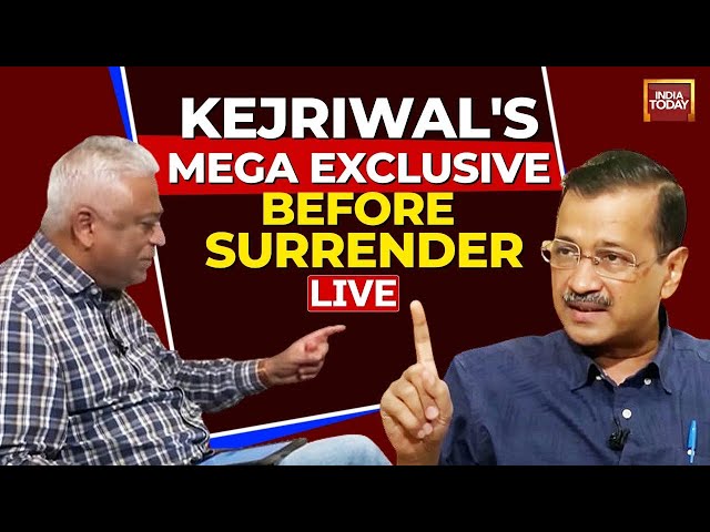 Arvind Kejriwal Exclusive Interview LIVE: Kejriwal's Big Interview Before Surrendering On June 