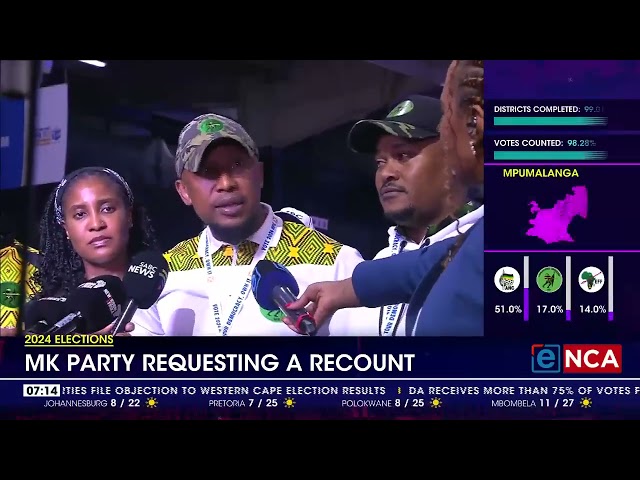 2024 Elections | MK Party requesting a recount