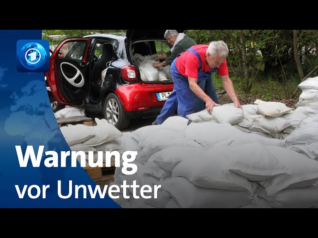 ⁣Unwetter: Große Sorgen vor Überschwemmungen