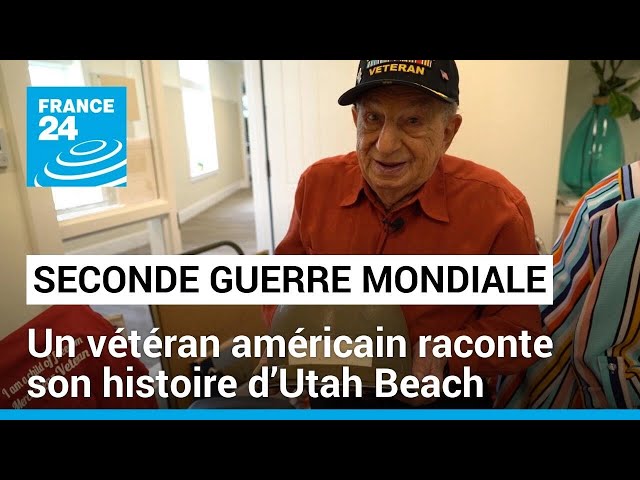 ⁣Un vétéran américain raconte son histoire d’Utah Beach • FRANCE 24