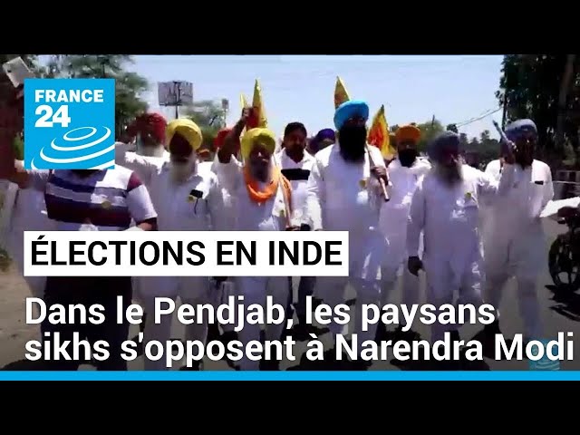⁣Dans le Pendjab, les paysans sikhs s'opposent à Narendra Modi • FRANCE 24