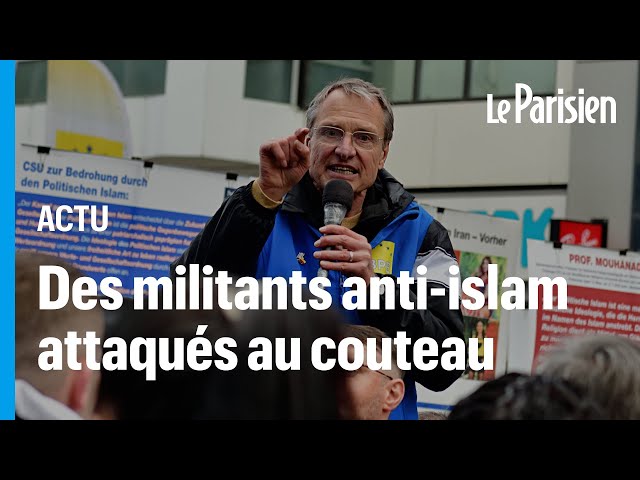 ⁣Des militants du mouvement anti-islam « Pax Europa » visés par une attaque au couteau en Allemagne