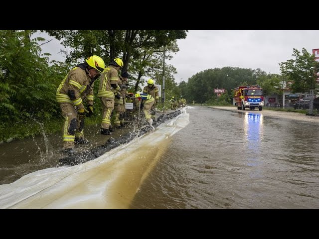 ⁣Flooding devastates Germany and Italy following torrential rain