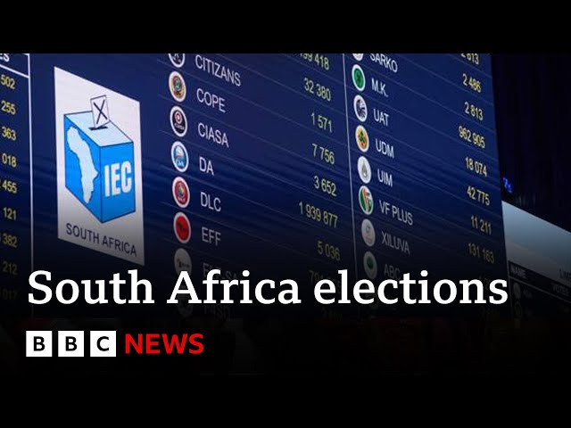 ⁣South Africa: ANC vote collapses in historic election | BBC News