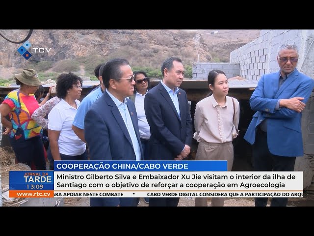 ⁣Ministro da Agricultura e Embaixador da China  visitam o interior de Santiago