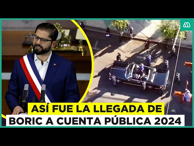 Cuenta Pública Boric: Así fue la llegada del presidente al Congreso