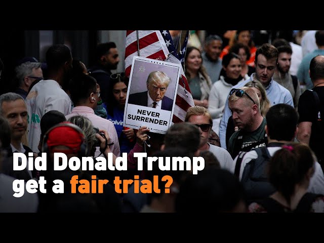 ⁣Did Donald Trump get a fair trial?
