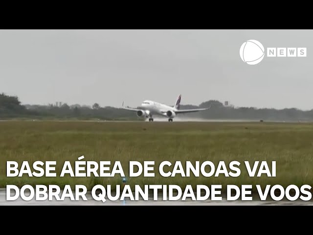 Base aérea de Canoas vai dobrar quantidade de voos