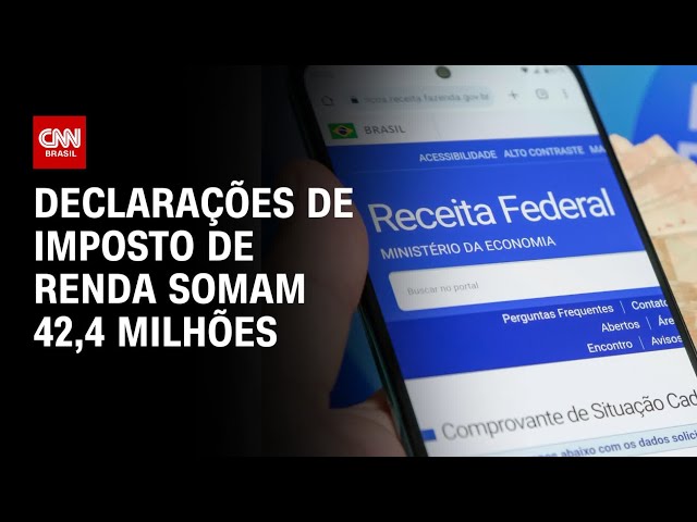 ⁣Declarações de Imposto de Renda somam 42,4 milhões | AGORA CNN