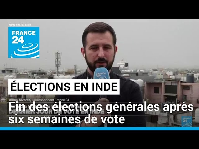 En Inde, fin des élections générales après six semaines de vote • FRANCE 24