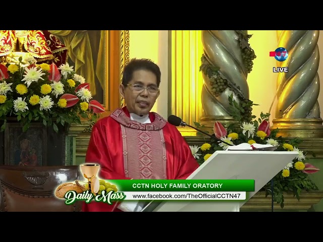 Daily Mass | June 1, 2024 |  Rev.  Fr.   Jose Adonis Niñal Aquino Dondon