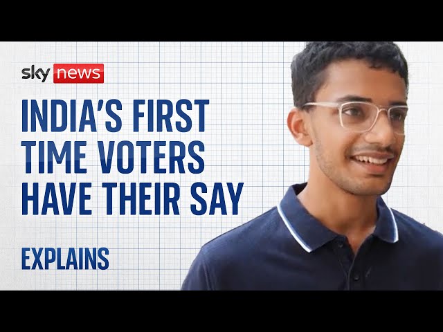 ⁣India elections: Young voters have their say for the first time