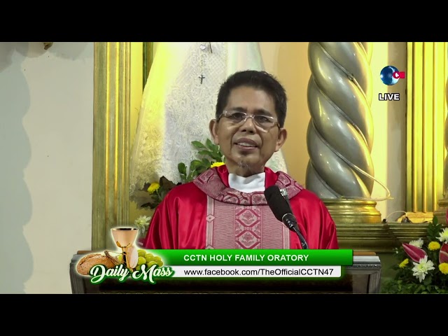 01 JUNE 2024 -  HOMILY by Rev.  Fr.  Jose Adonis Aquino