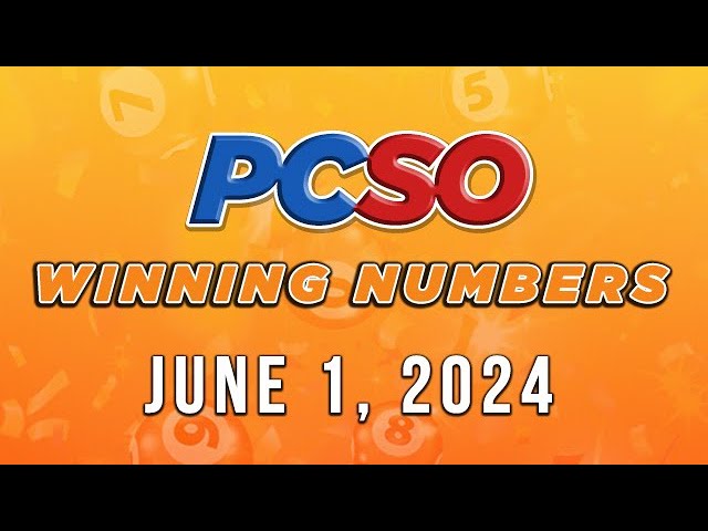 ⁣P29M Jackpot Grand Lotto 6/55, 2D, 3D, 6D, and Lotto 6/42 | June 1, 2024