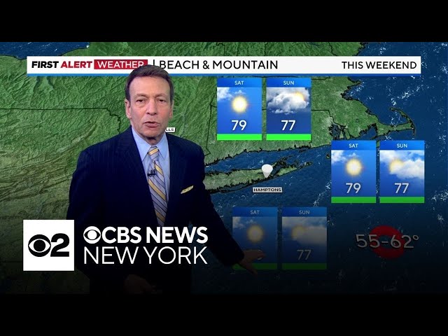 ⁣First Alert Weather: A gorgeous Saturday in NYC - 6/1/24
