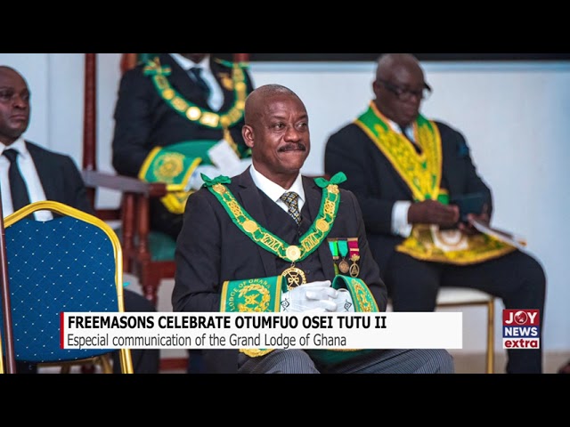 ⁣The Grand Lodge of Ghana's Especial Communication honouring Otumfuo Osei Tutu II