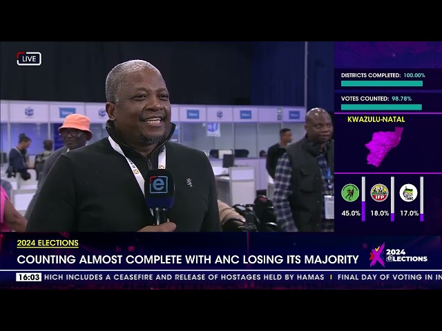 ⁣2024 elections | Black Business Council CEO Kganki Matabane comments on results