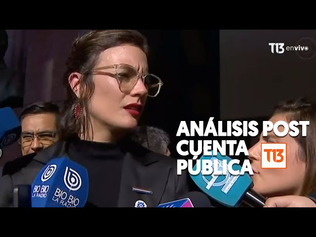 ⁣El análisis de la ministra Camila Vallejo post Cuenta Pública