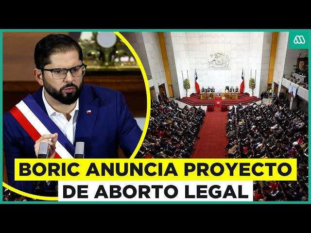 Boric anuncia proyecto de aborto legal: "Las mujeres de Chile merecen su derecho a decidir"