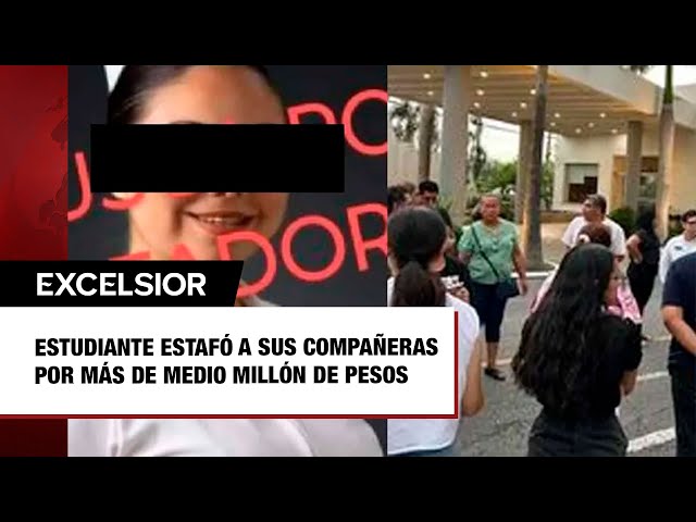 ⁣Estudiante estafó a sus compañeras por más de medio millón de pesos