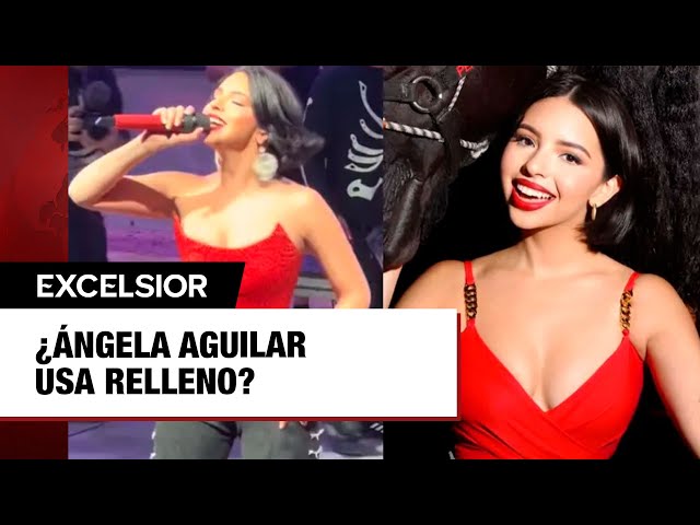 ¿Ángela Aguilar usa relleno