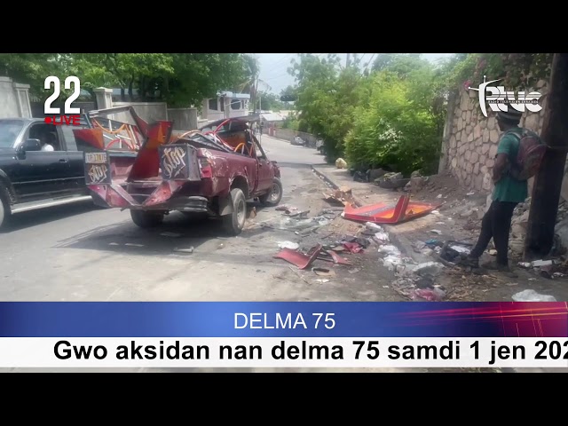 Gwo aksidan nan delma 75 samdi 1 jen 2024