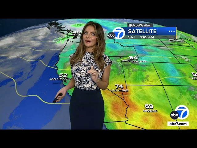 ⁣Morning marine layer, cool temps expected through weekend in SoCal